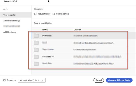 adobe default save location, Change default save location adobe acrobat pro xi