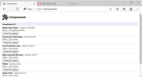 adobe flash player component, Adobe flash player 27.0.0.187 download and install available with