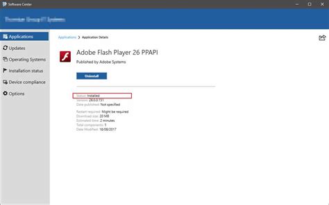adobe flash player could not be installed, Adobe flash player not installed