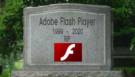 adobe flash player dead, Adobe flash player end of life