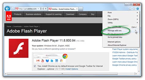 adobe flash player for internet explorer 11, Adobe flash player 11 redistributable : flash player para internet