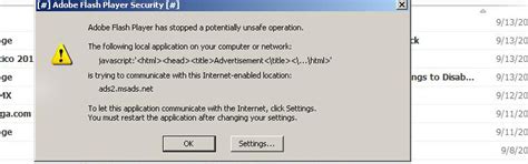 adobe flash player has stopped a potentially unsafe operation, Stopped adobe flash player has potentially unsafe operation techyv. Adobe flash player has stopped a potentially unsafe operation
