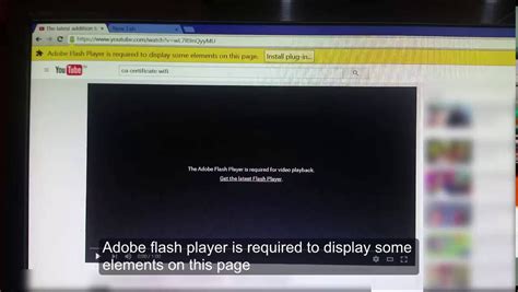 adobe flash player needed, Adobe flash plater 8