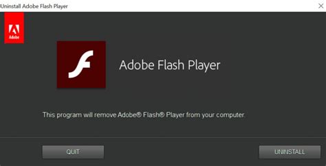 adobe flash player uninstaller windows, How to uninstall flash player on windows 10