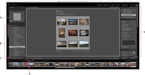 adobe lightroom web module, Using the print module and web module within adobe lightroom