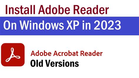 adobe pdf reader xp, Adobe acrobat windows xp