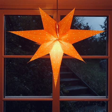 adventsstjärna orange