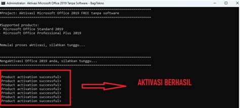 aktivasi office 2007 cmd, Tutorial lengkap cara aktivasi office 2016 dengan cmd (100% work