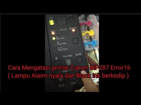 alarm mp287, Canon alarm error ink reset hard pixma. Canon pixma mp287 ink tank problem 🔥 how to hard reset canon printer