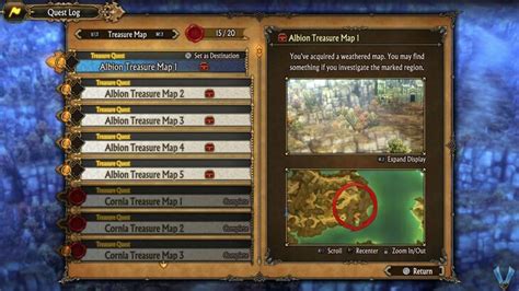 Albion Walkthrough Maps