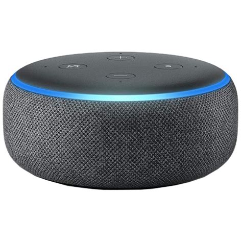 alexa echo speaker black dot amazon, Amazon echo dot third generation with built-in alexa smart wi-fi