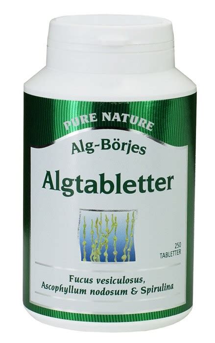 alg börjes algtabletter biverkningar
