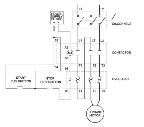 allen bradley motor starter wiring diagram 