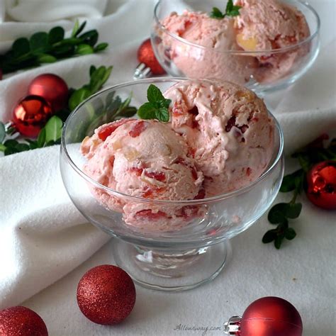 almond cherry italian ice cream