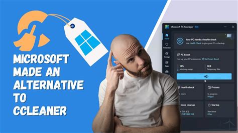 alternativa a ccleaner microsoft, Pc manager è l'alternativa microsoft a ccleaner: download. Windows 10 recomienda no instalar ccleaner