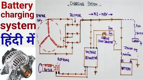 alternator battery diagram 