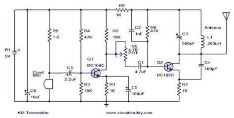 am transmitter circuit diagram 