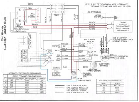 american standard thermostat wiring diagram 650 