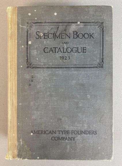 American Type Founders Catalog