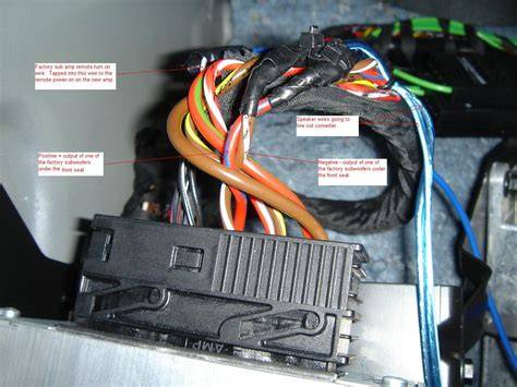 amp wiring diagram e60 