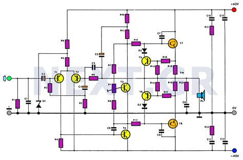 amplifier circuit diagram 