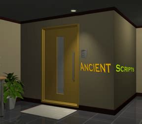 Ancient Scripts Walkthrough