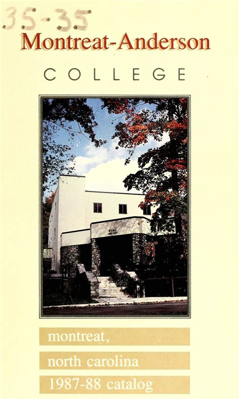 Anderson Course Catalog