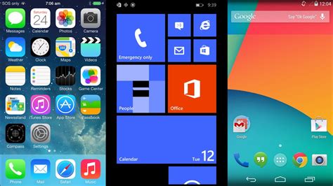 android/ios windows phone, Android 4.1 vs windows phone 8 vs ios 6. Ios erros plataforma