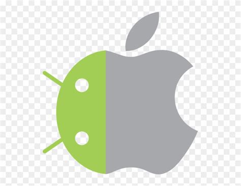 android and apple logo transparent, Android and ios logo png – free download