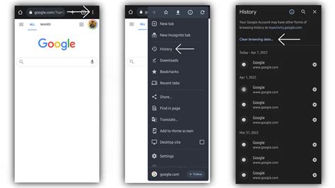 android google chrome delete browsing data, Chrome android data clear browsing guide phone swipe bottom. How to clear browsing data on chrome [android guide]