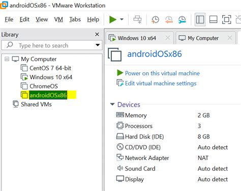 android os for vmware workstation, Vmware workstation 17.5.2