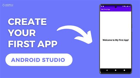 android studio create app, Create first android app in android studio for beginners