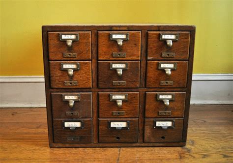 Antique Card Catalog