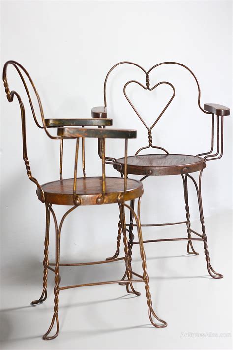antique ice cream parlour chairs