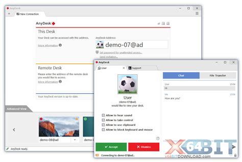 anydesk for pc 64 bit, Anydesk for pc windows 10/8/7 64 bit. Télécharger anydesk pour windows, macos, android, ios, service en ligne