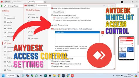 anydesk mobile access control settings, How to access android phone from another android phone. How to enable unattended access in anydesk set passwo