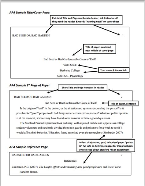 Apa Style Paper Template