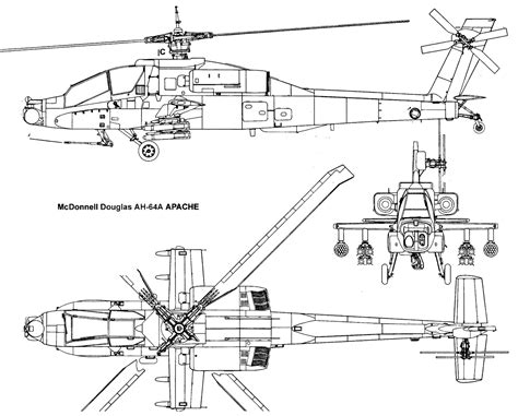 apache helicopter diagram 