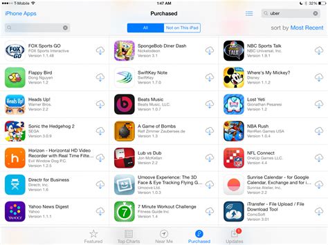app store in iphone main menu, Recreate breadcrumbs