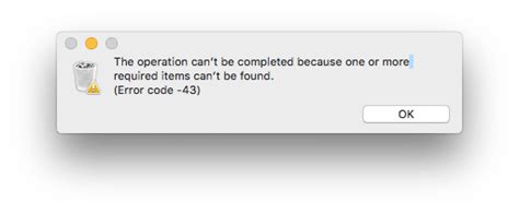 apple error code 43, Error code 43 on mac