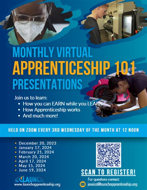 apprenticeship registration qr code image, Apprenticeship 101 virtual presentations