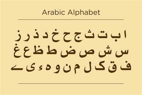 arabic calligraphy fonts for illustrator, Arabic alphabet calligraphy fonts style 22054033 vector art at vecteezy