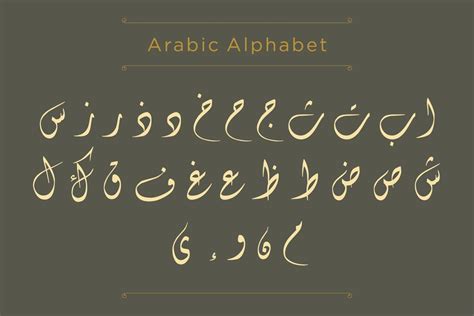 arabic calligraphy fonts styles, Arabic alphabet calligraphy fonts style 22054033 vector art at vecteezy