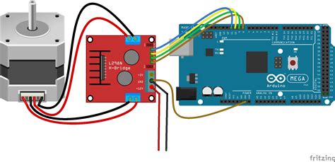 arduino motor diagram 