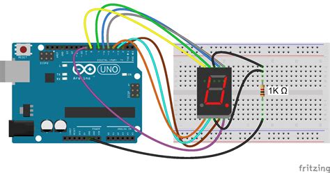 arduino seven segment display wiring diagram 