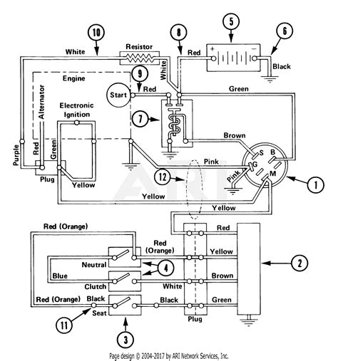 ariens riding mower wiring diagram 