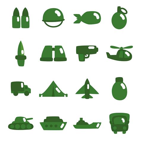 army green document icon, Army style icon green vector stock vector