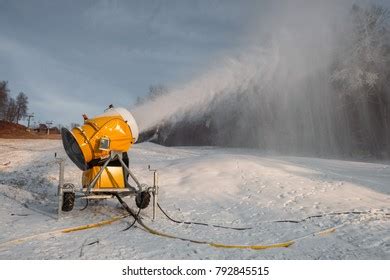 artificial snow blower