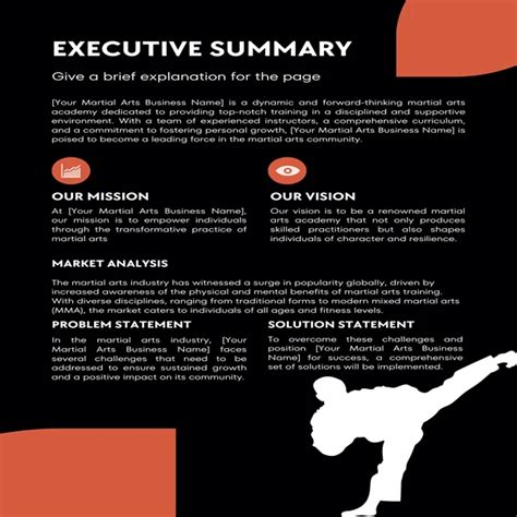 Arts Business Plan Template