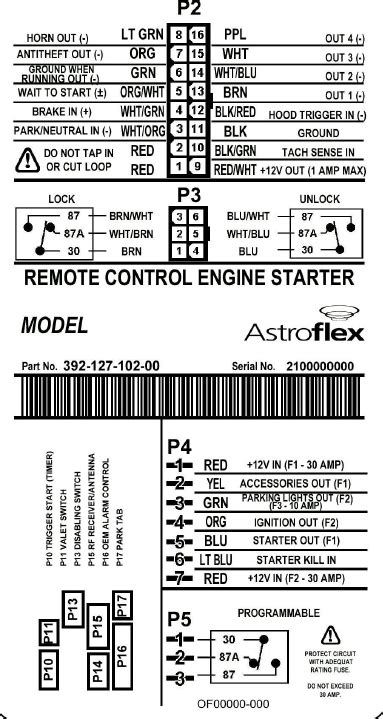 astroflex wiring diagram 